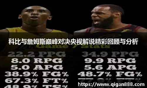 科比与詹姆斯巅峰对决央视解说精彩回顾与分析