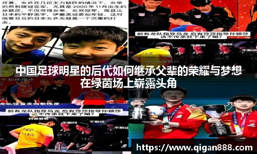 中国足球明星的后代如何继承父辈的荣耀与梦想在绿茵场上崭露头角